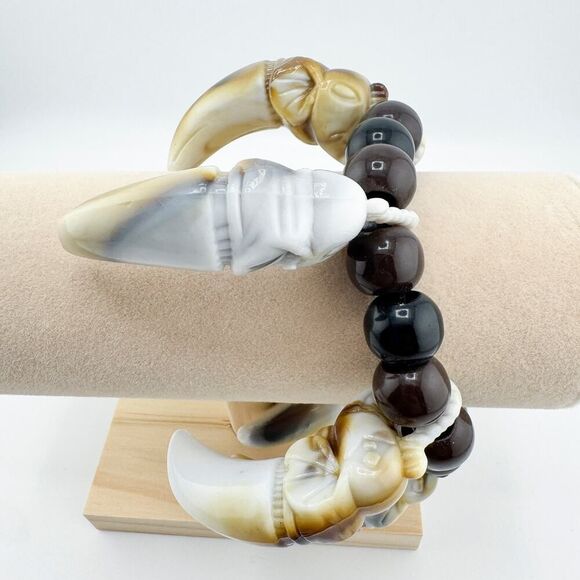 Safari Witch Doctor Elephant Stretch Bracelet Costume Cosplay Fun - Picture 8 of 12